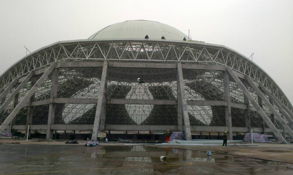 境外温泉馆网架工程